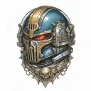 Warhammer 40k space marine  tattoo design idea