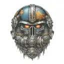 Warhammer 40k space marine  tattoo design idea