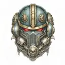 Warhammer 40k space marine  tattoo design idea