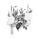 wabi sabi  tattoo design idea