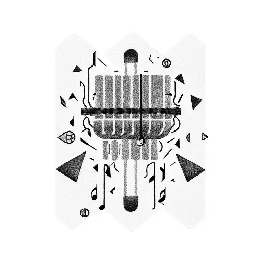 music dubstep sub speakers tattoo design idea
