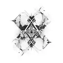 Tâche de Rorschach  tattoo design idea