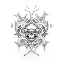 Tâche de Rorschach  tattoo design idea