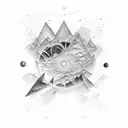 Pulsar map Voyager tattoo design idea