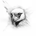 Peter Maffay Raven  tattoo design idea