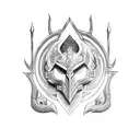 indra god of war tattoo design idea