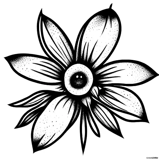 Cornflower tattoo design idea