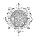 horoscope symbols cancer Aquarius gemini Aries Taurus scorpio tattoo design idea