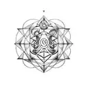 horoscope symbols cancer Aquarius gemini Aries Taurus scorpio tattoo design idea