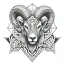 Ram & Roy tattoo design idea