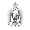 hands that are praying tattoo design idea