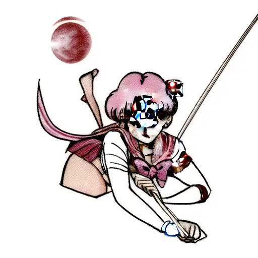 sailor moon  tattoo design idea