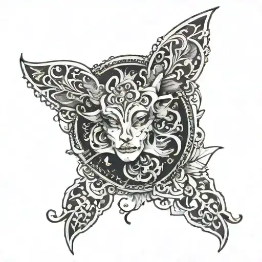 Master and Margarita tattoo design idea
