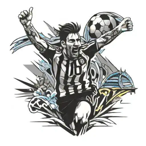 Argentina World Cup messi world cup tattoo design idea