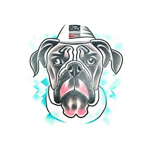 boxer tattoo design idea