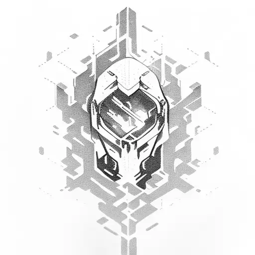 A CS:GO character holding a book instead of a weapon tattoo design idea