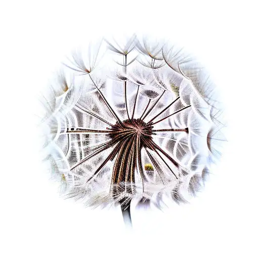 Dandelion tattoo design idea