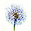 Dandelion tattoo design idea