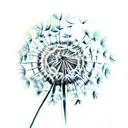Dandelion tattoo design idea