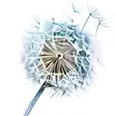 Dandelion tattoo design idea