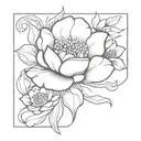 godspeed with flowers   tattoo design idea
