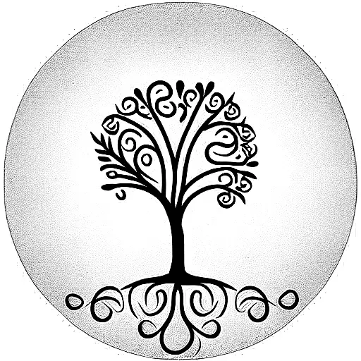 Tree of Life tattoo design idea