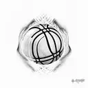 basketball and brotherhood tattoo design idea