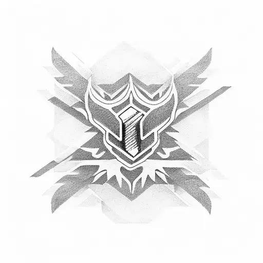 A dotwork tattoo of paramore lyrics intertwined with a running track tattoo design idea