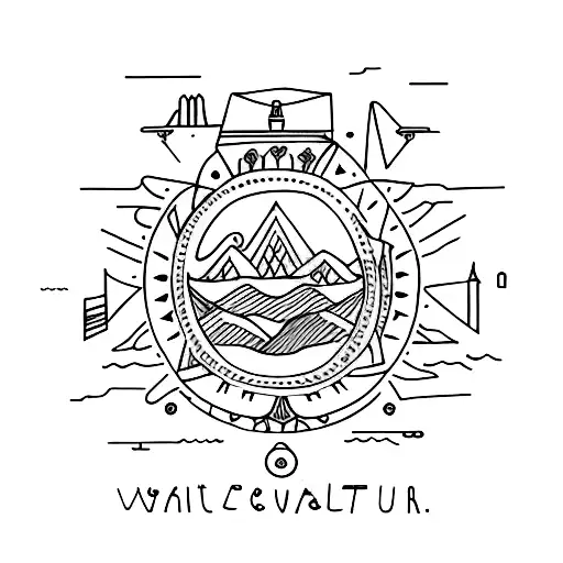 Small Tattoo. wanderlust, feminine, explorer, world, culture, anthropology, travel, girly, cute tattoo design idea