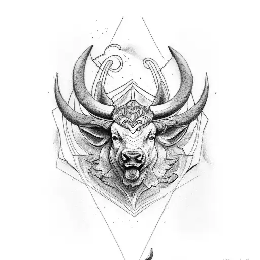 make a tatto sleeve, with Aristoteles and a wren and a bull. Only on one arm tattoo design idea