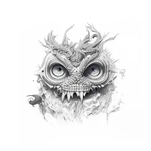 "E" by ecco2k tattoo design idea