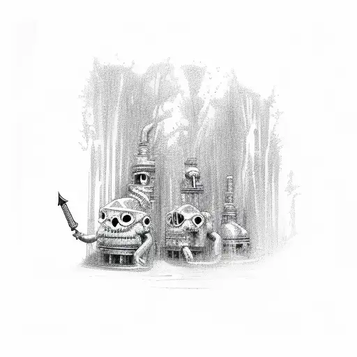 Drain Gang tattoo design idea