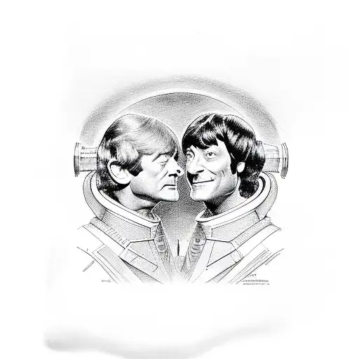 mork and Mindy tv show tattoo design idea