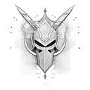 knight tattoo design idea