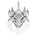 knight tattoo design idea