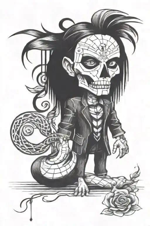 cubism art tattoo design idea