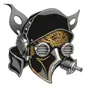 welding mask tattoo design idea