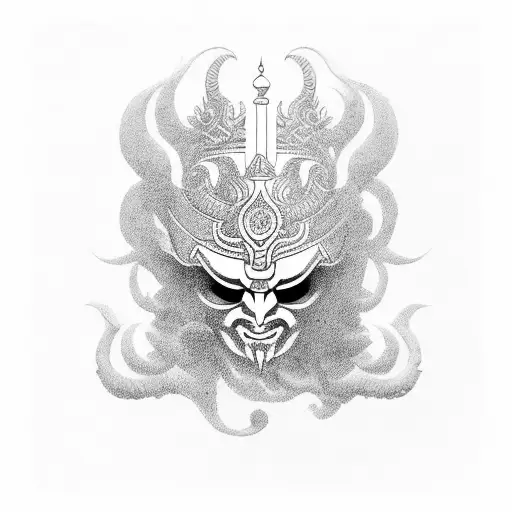 Ravana  tattoo design idea