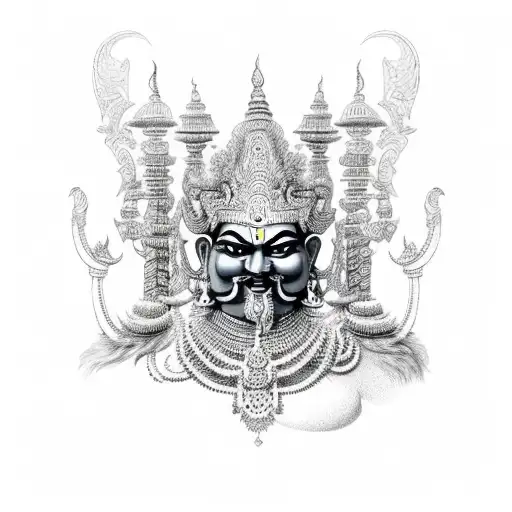 Ravana  tattoo design idea