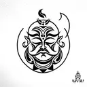 Ravana  tattoo design idea