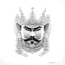 Ravana  tattoo design idea