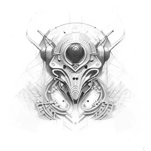 red Paris  tattoo design idea