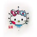 hello kitty tattoo design idea