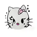 hello kitty tattoo design idea
