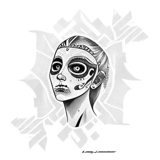 Sally Face Larry Jhonson tattoo design idea