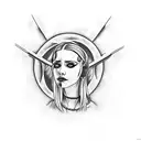 Sally Face Larry Jhonson tattoo design idea