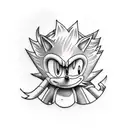 Sonic the hedgehog tattoo design idea