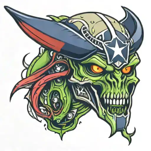 houston texans aliens  tattoo design idea