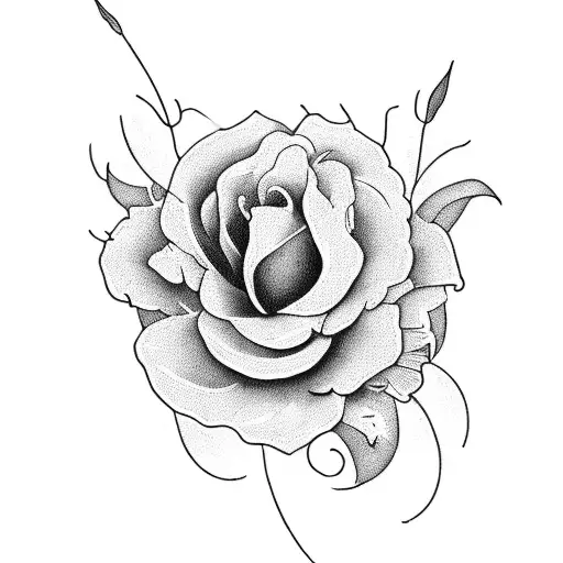 april, july, october and november birth flowers tattoo design idea