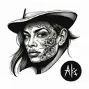 Alexis tattoo design idea